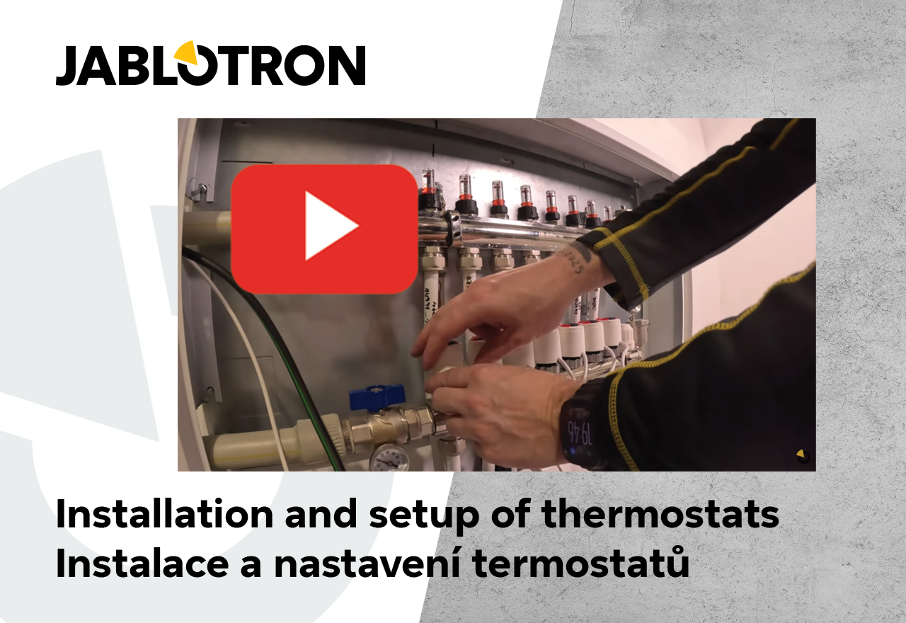 Installation and setup of thermostats