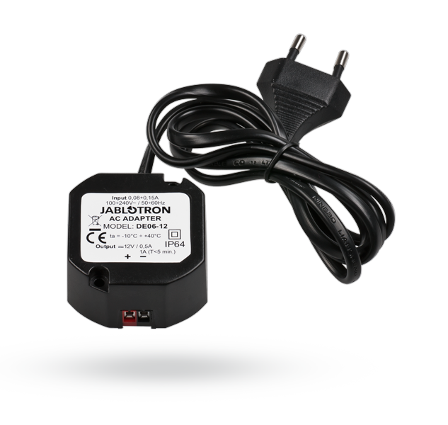 Alimentación - Adaptador de corriente 12 V/0,5 A