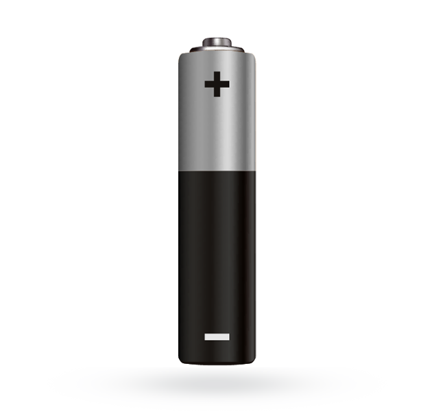 Napájanie - alkalická baterie