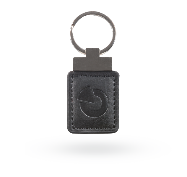 Périphériques de commande - Badge RFID en cuir - noire