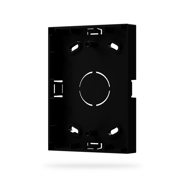 Installation accessories - Box for surface cable pulling of the JA-120E-BK and JA-121E-BK keypad