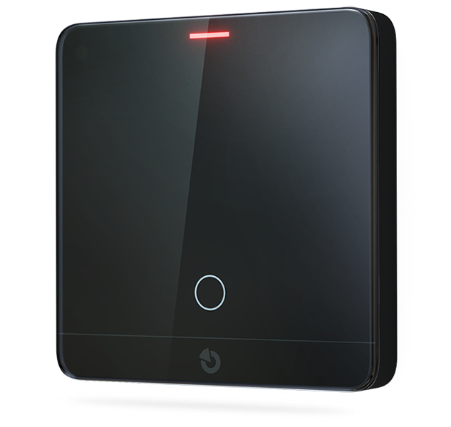 Régulation de la température - Capteur de température et d'humidité busé avec fonction thermostat - anthracite