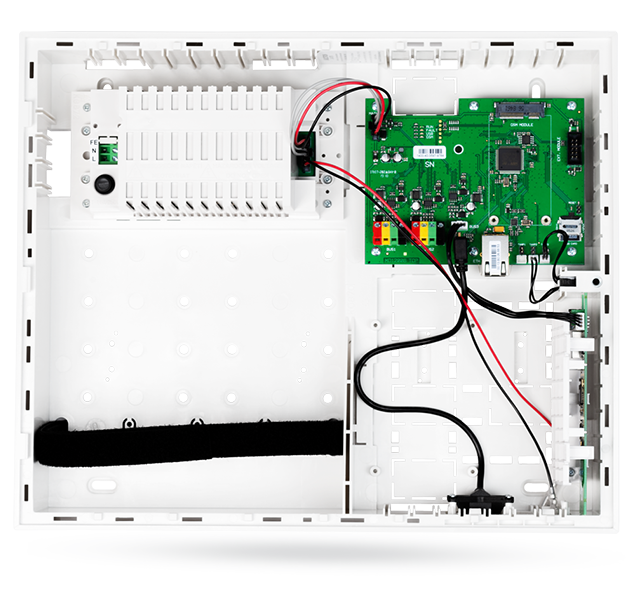 Ústředny - GSM Ústředna s LAN a rádiovým modulem - dodáváno s GSM komunikátorem (nezahrnut v ceně)