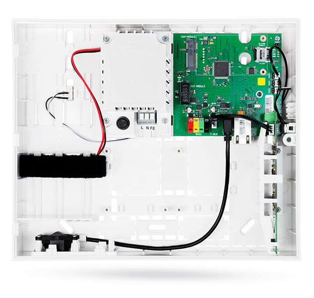 Ústředny - GSM Ústředna s LAN a rádiovým modulem - dodáváno s GSM komunikátorem (nezahrnut v ceně)