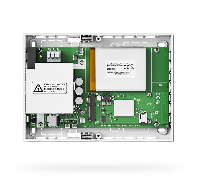 Centraler - Kontrolpanel med radiomodul og 4G-kommunikator LITE