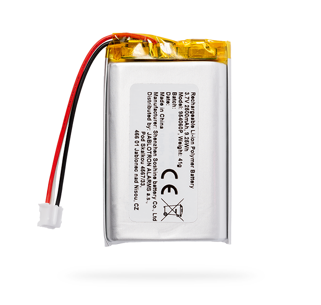 Stromversorgung - Li-Polymer-Akku (3,7 V / 2500 mAh)