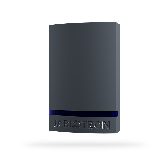 Installation accessories - Plastic cover for JA-111A, JA-151A and JA-163A - anthracite, blue strobe