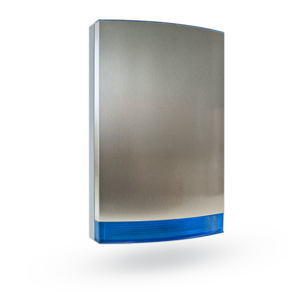Installation accessories - Stainless cover for JA-111A, JA-113A, JA-151A and JA-163A - blue flasher